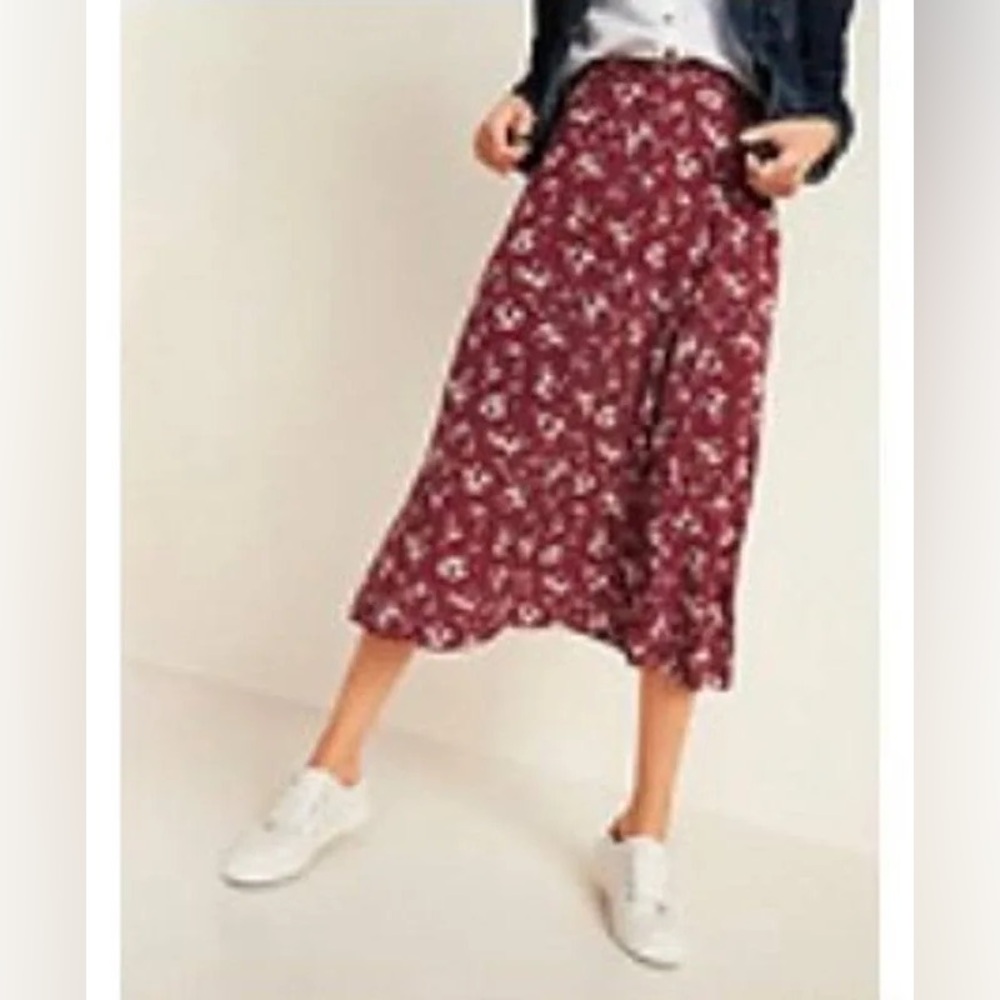 Floral Midi Skirt